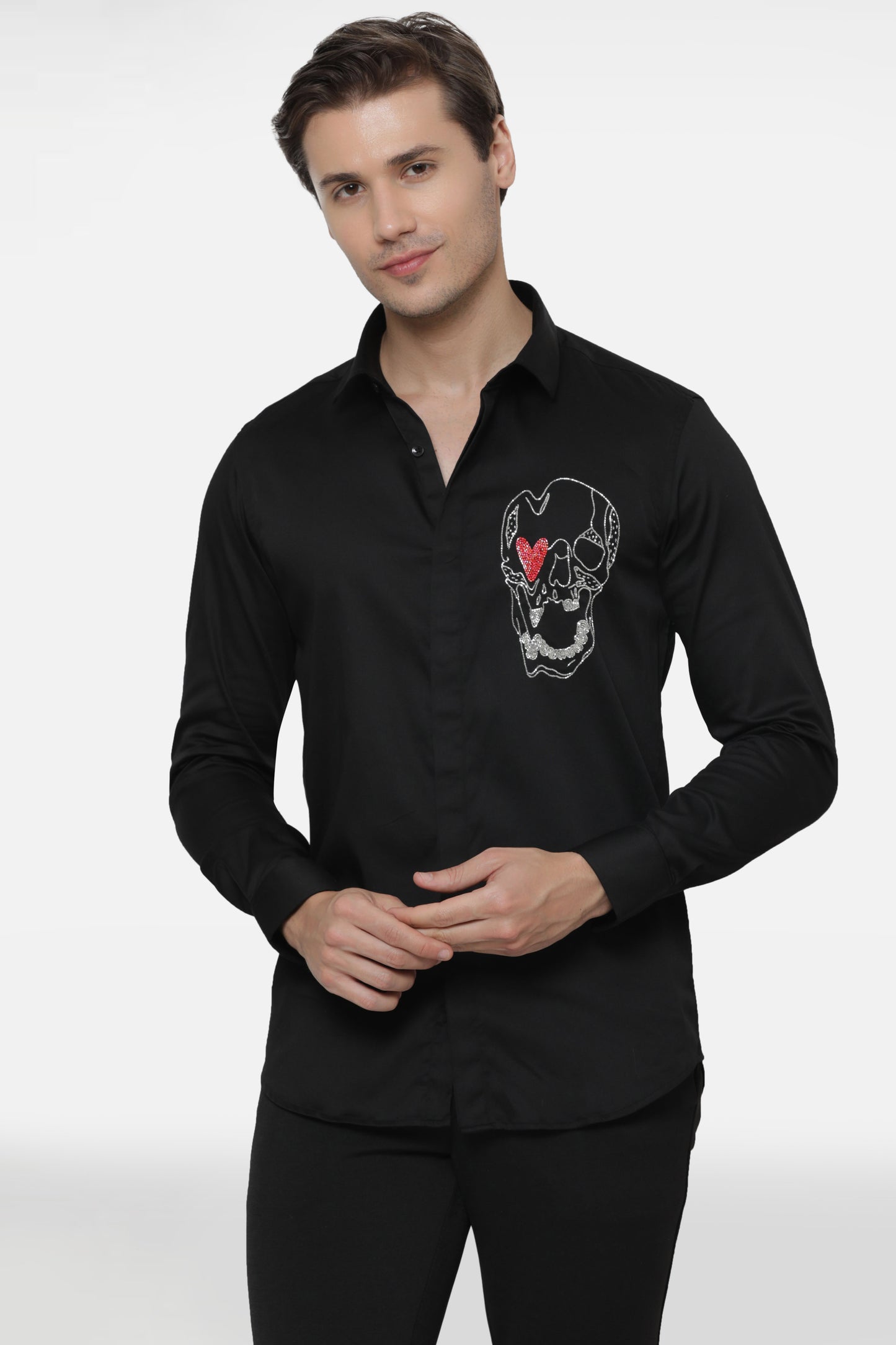 Heart Skull - Black