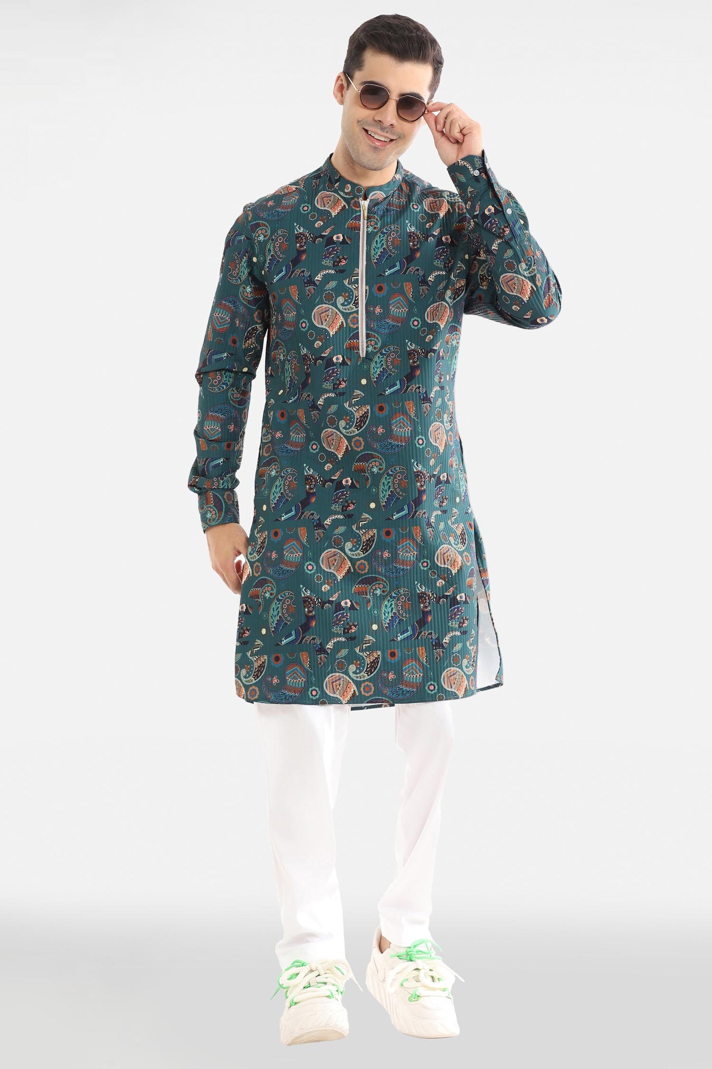 Paisley Print Kurta