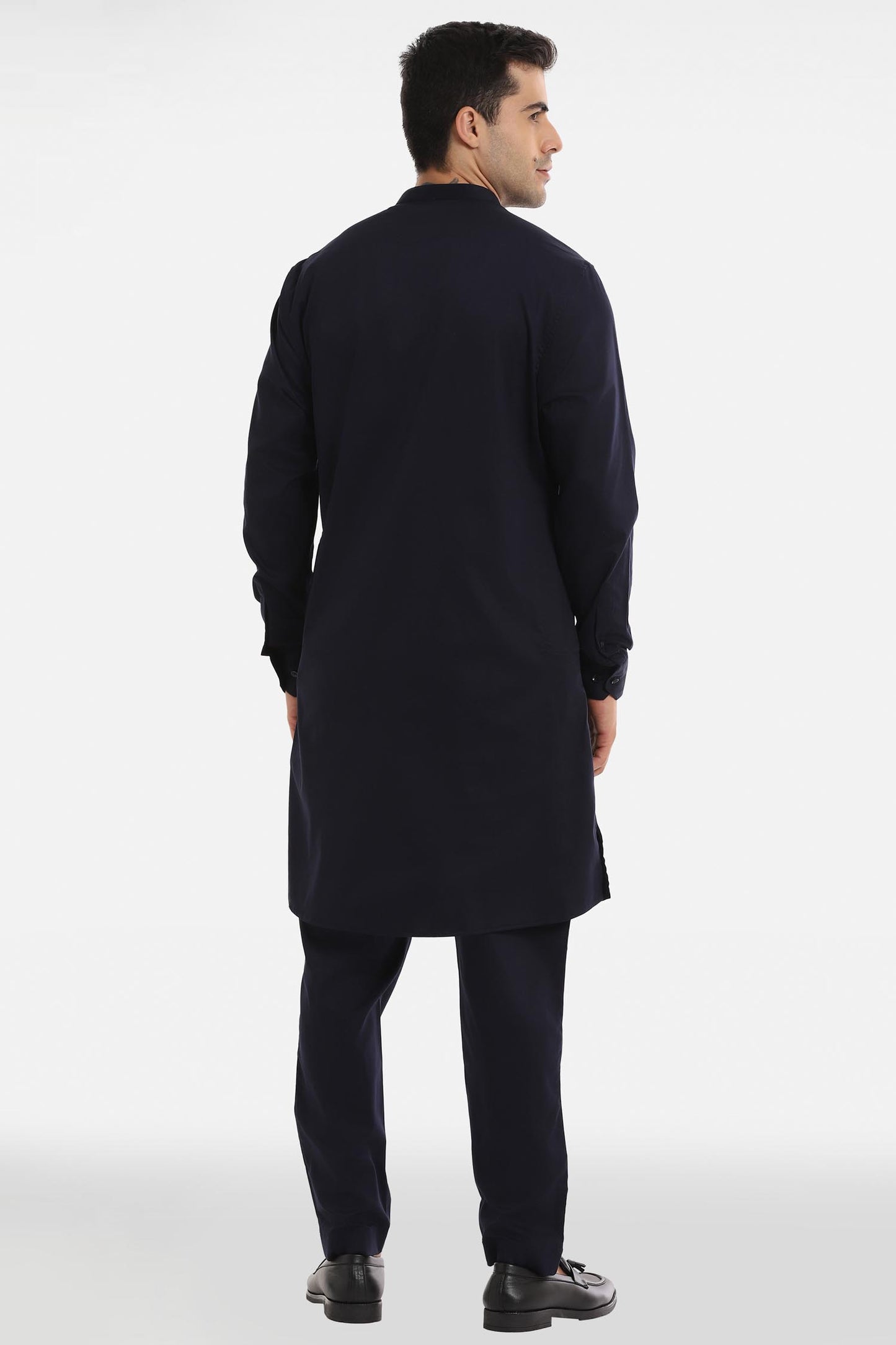 Rabbit Kurta - Navy Blue