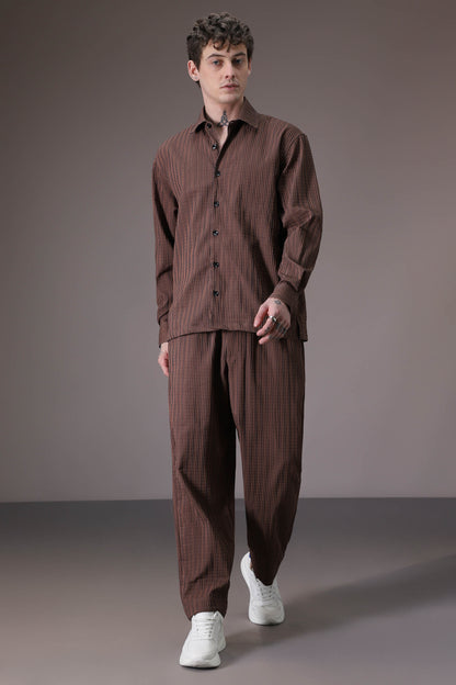 Striped Brown Co-Ordinates