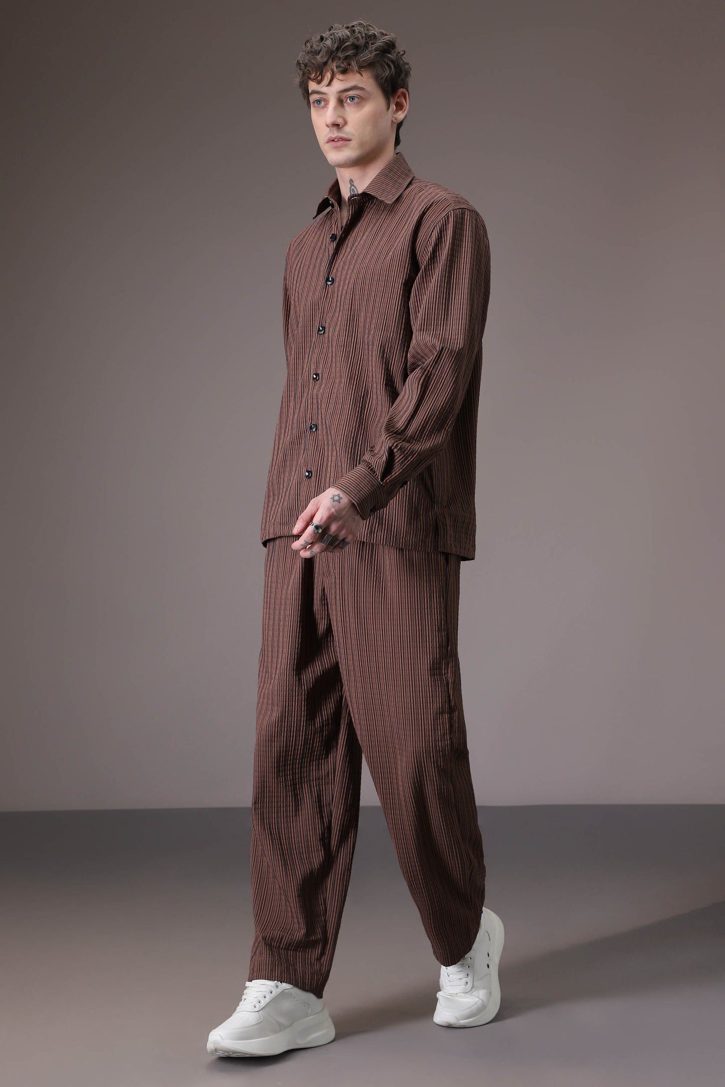 Striped Brown Co-Ordinates