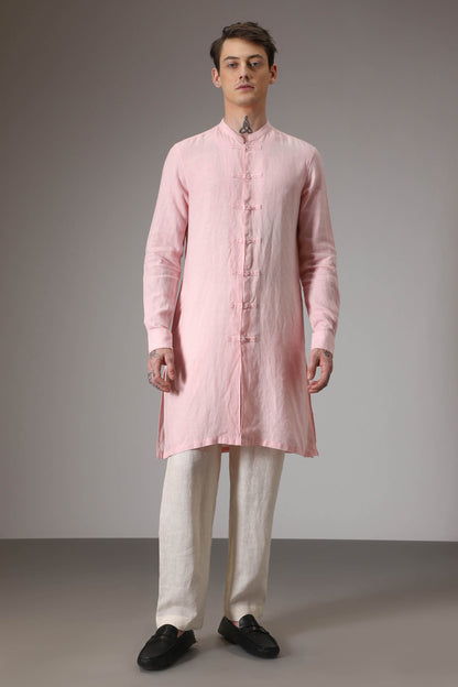 Baby pink kurta designer kurta set