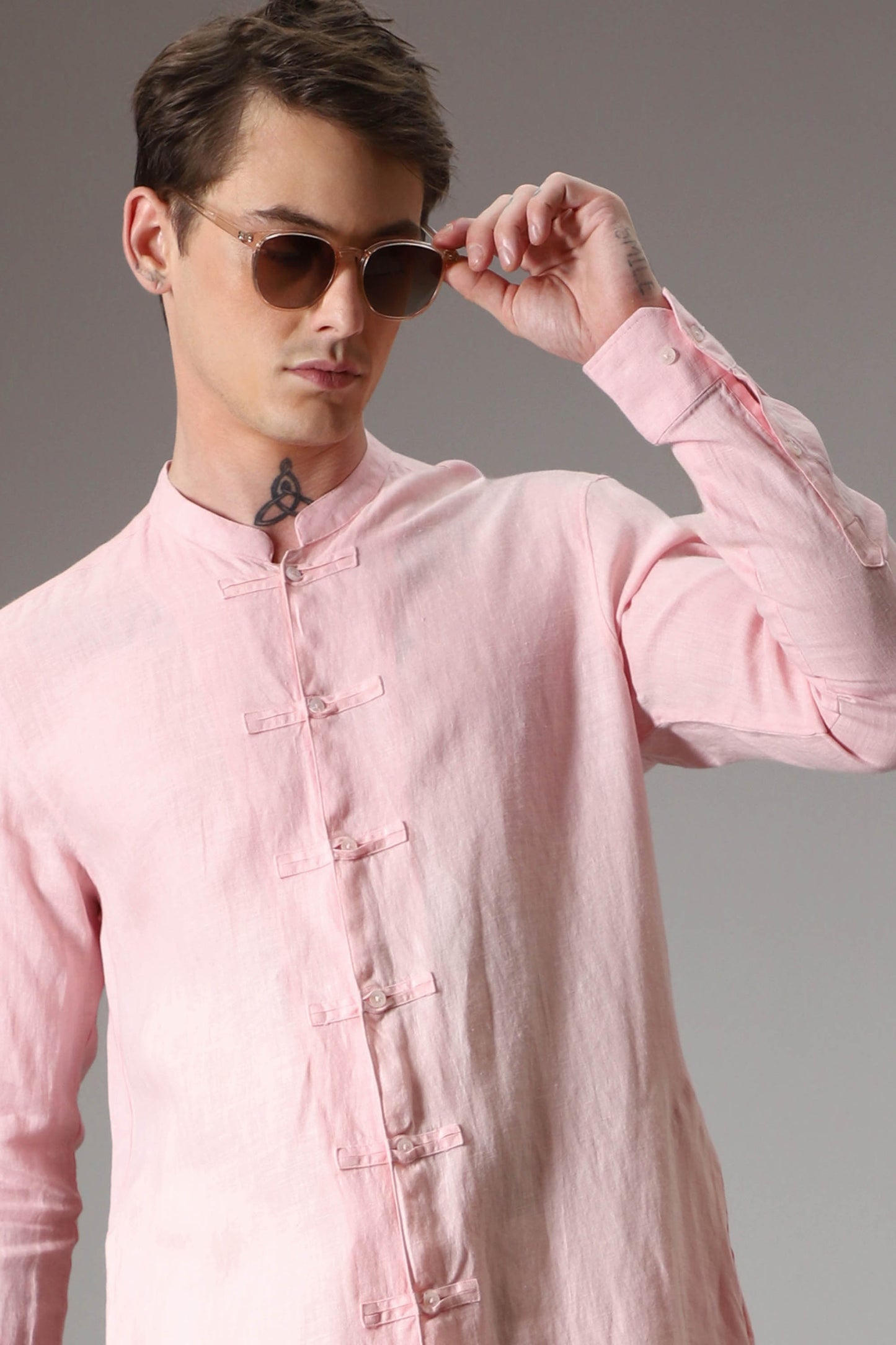 Baby pink kurta designer kurta set