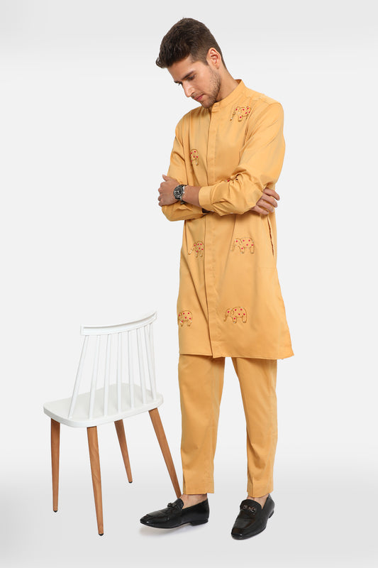 Elephant Handcrafted Kurta Set