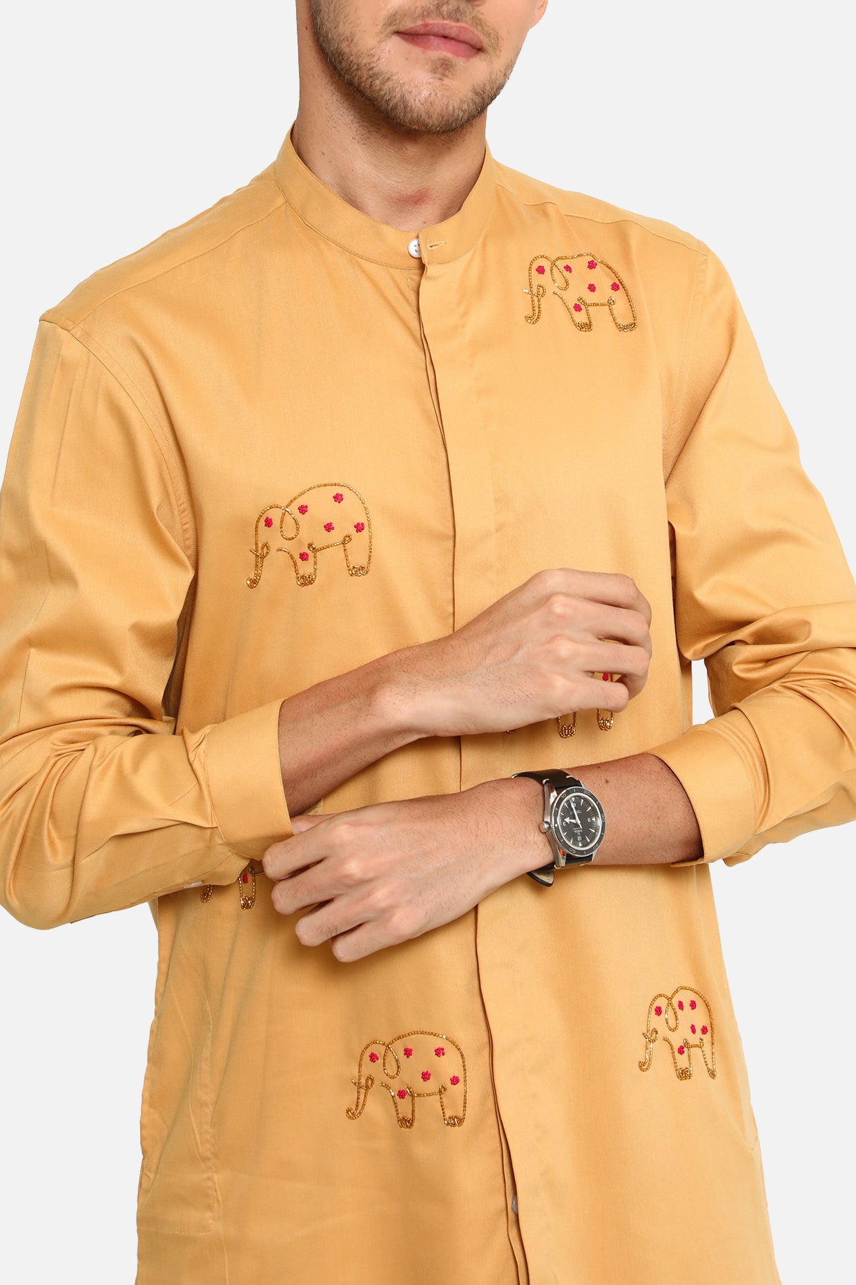 Elephant Handcrafted Kurta Set