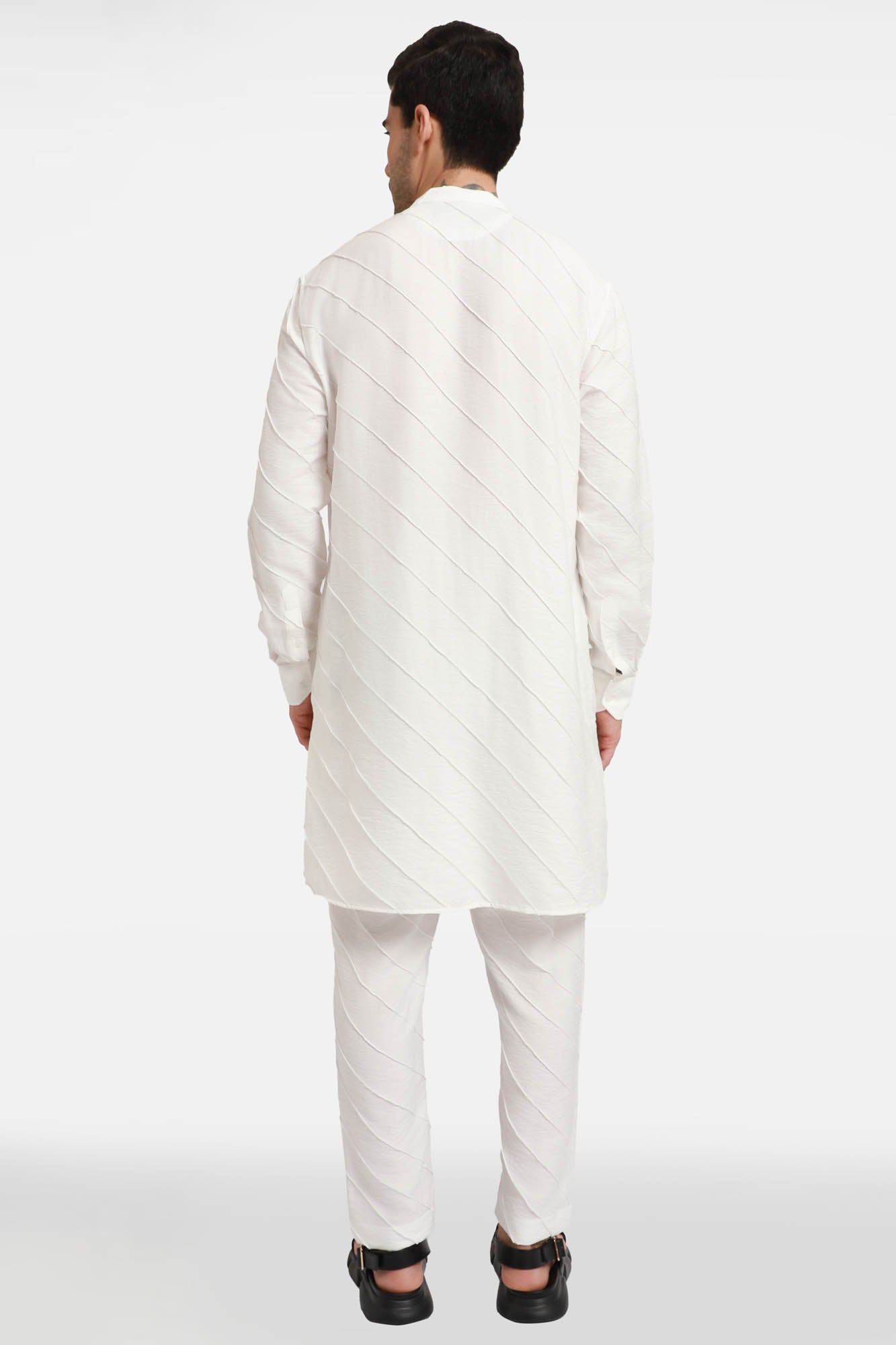 White Stripes Kurta