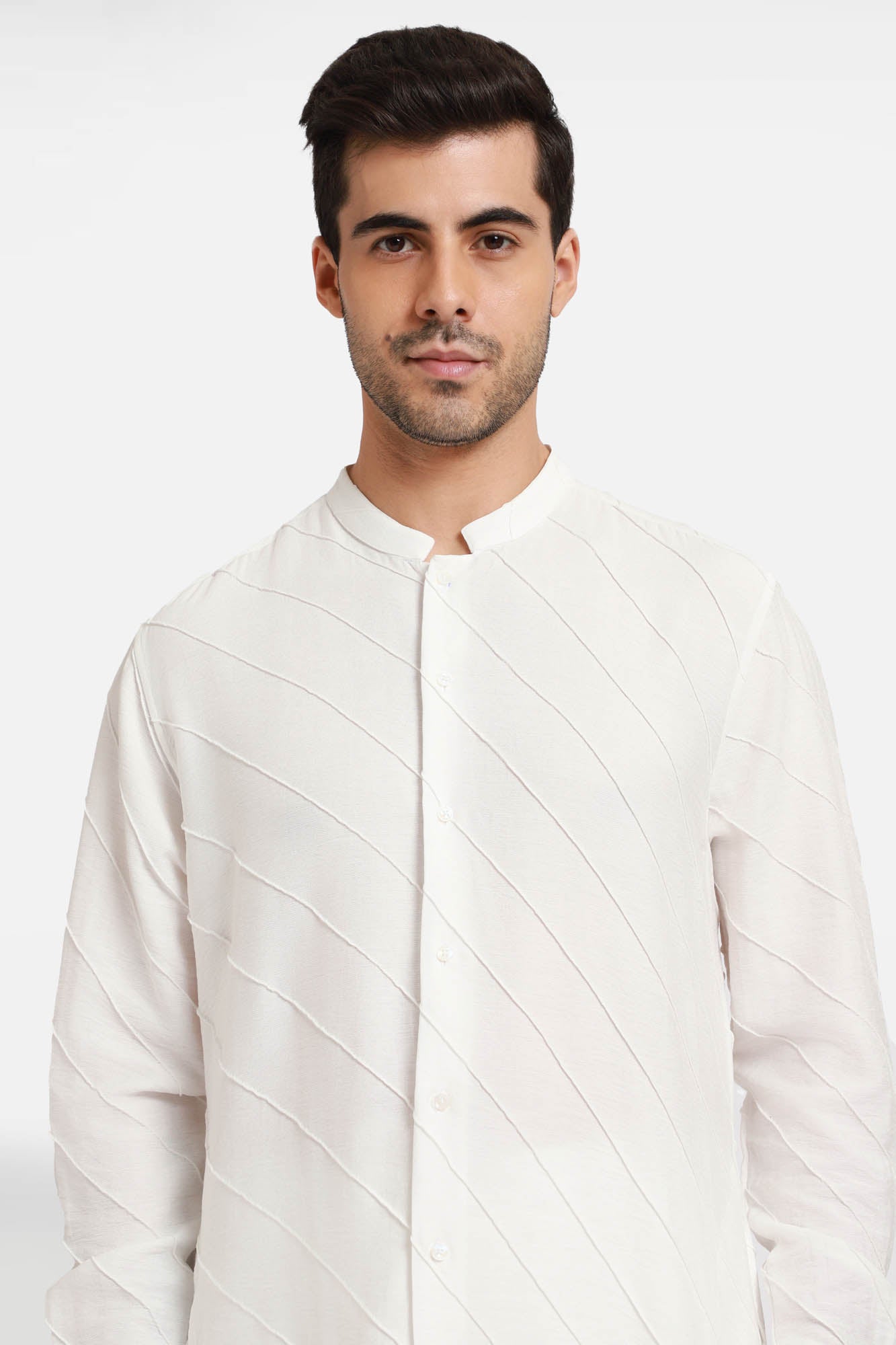 White Stripes Kurta