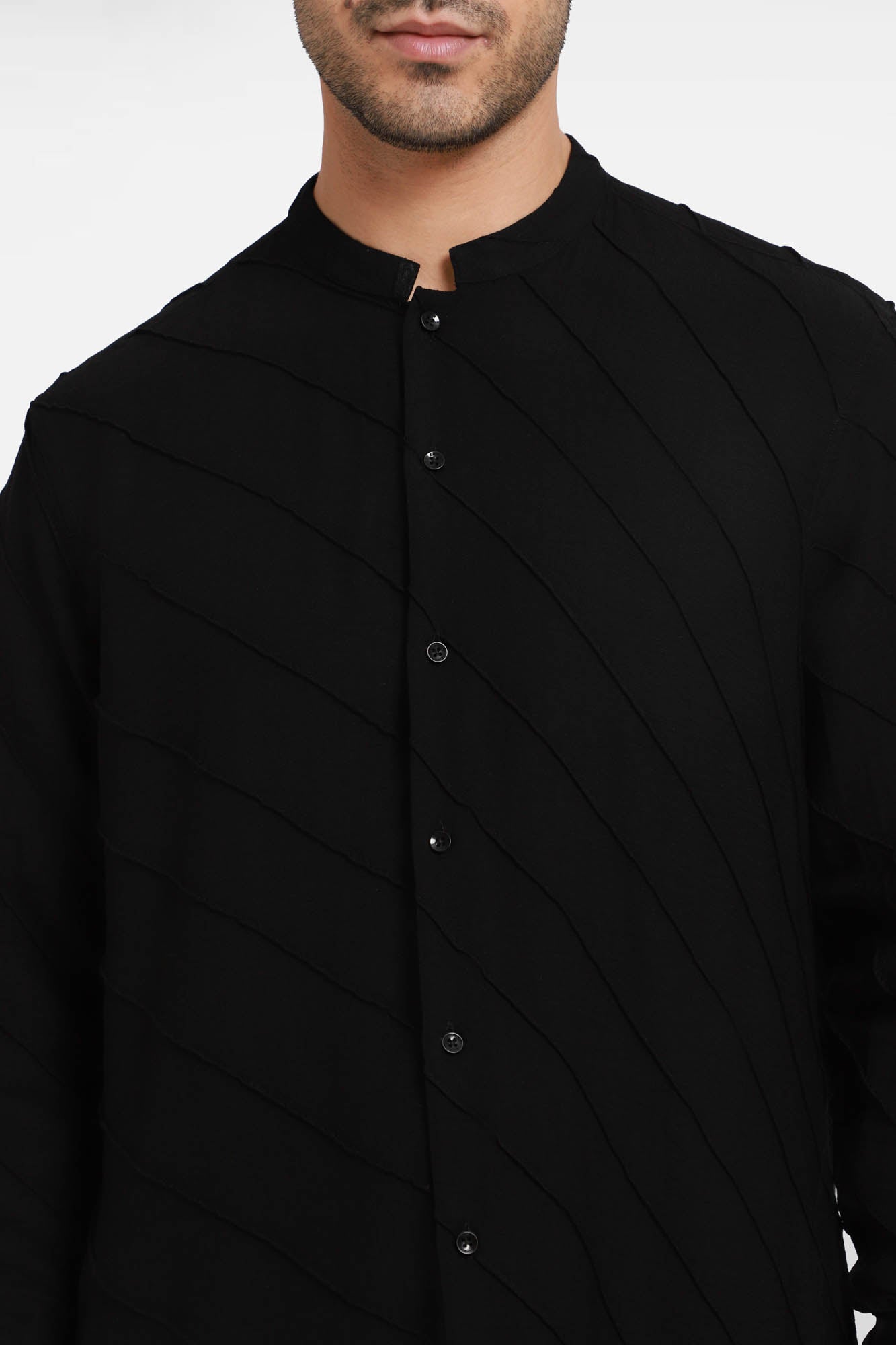 Black Stripes Kurta